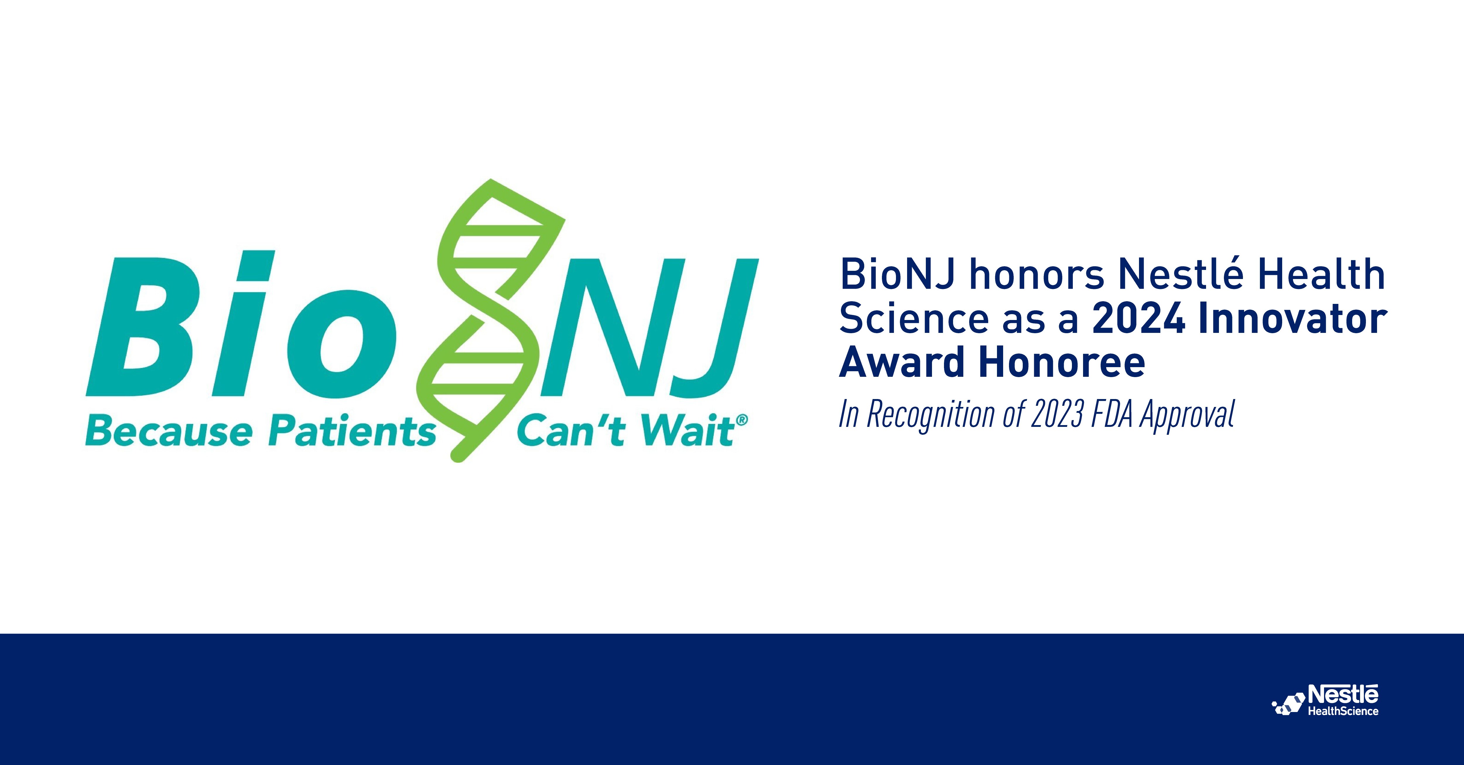 Honored 2024 Innovator Award by BioNJ